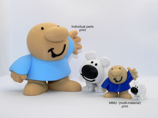 ziggy fuzz - mmu by reddadsteve toys & games characters dog comics 3d print model - Mito3D