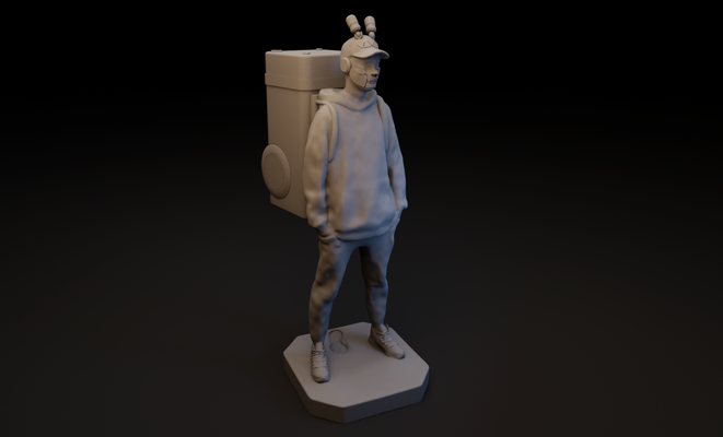 heykel of cris by k b sanat heykeller adam insan teknoloji 3d print model - Mito3D