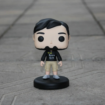 funko popular figura hombre by arasaka inc arte esculturas figura acción figuras 3d print model - Mito3D