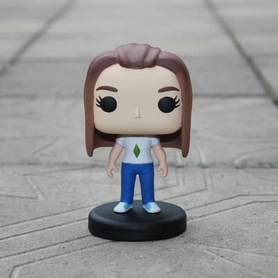 funko popular figura mujer by arasaka inc arte esculturas pop figura acción figuras personalizado 3d print model - Mito3D