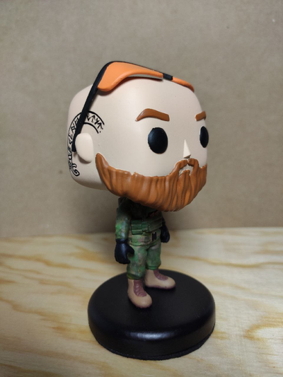 funko popular soldado personalizado figura by arasaka inc arte esculturas pop figura acción militar 3d print model - Mito3D