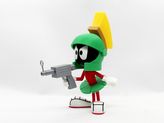 marvin martian by reddadsteve toys & games characters cartoon alien 3d print model - Mito3D