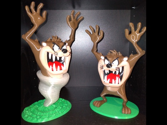 tazmanian devil - by reddadsteve toys & games characters cartoon taz 3d print model - Mito3D