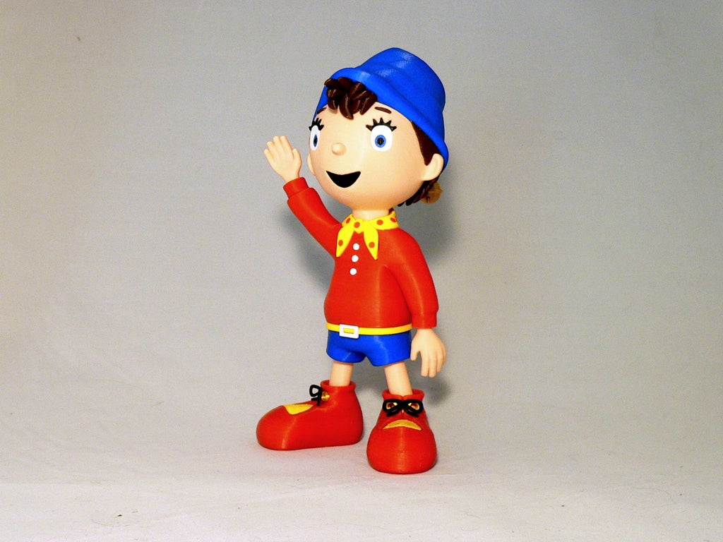 noddy by reddadsteve brinquedos jogos personagens brinquedo desenho animado thingiverse duende fantoche 3D print model - Mito3D