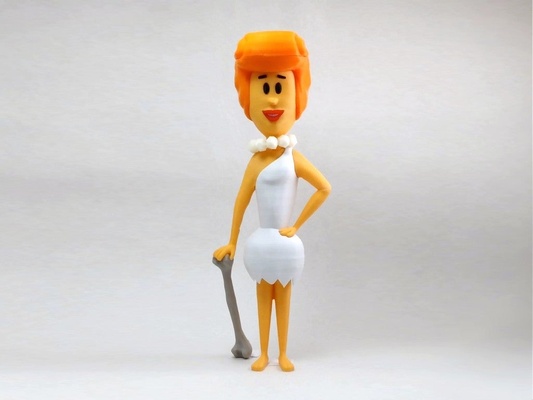 wilma silex by reddadsteve jouets jeux personnages dessin animé bandes dessinées chose universelle 3d print model - Mito3D