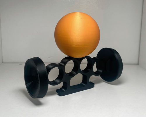 kendama nocche by cartyski giocattoli giochi ottone nocca spolverini pugno ferro ken tama dama giocattolo divertimento abilità 3d print model - Mito3D