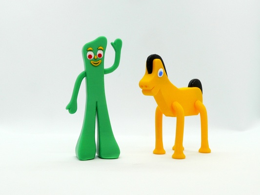 gumby lento by reddadsteve juguetes juegos caracteres dibujos animados caballo 3d print model - Mito3D