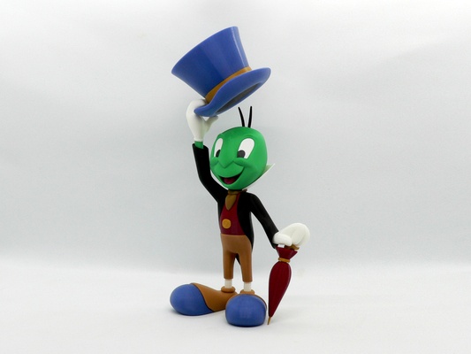 jiminy kriket by reddadsteve oyuncaklar oyunlar karakterler böcek pinnochio 3d print model - Mito3D