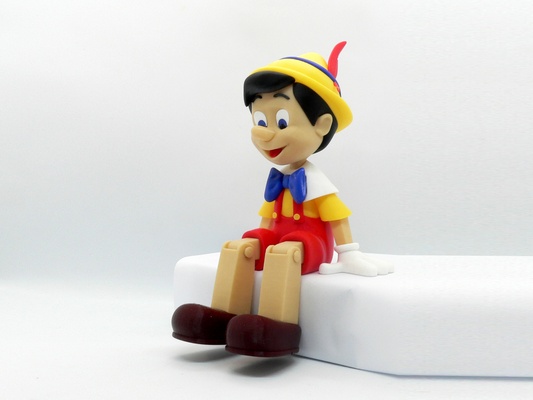 pinocchio by reddadsteve toys & games characters cartoon 3d print model - Mito3D