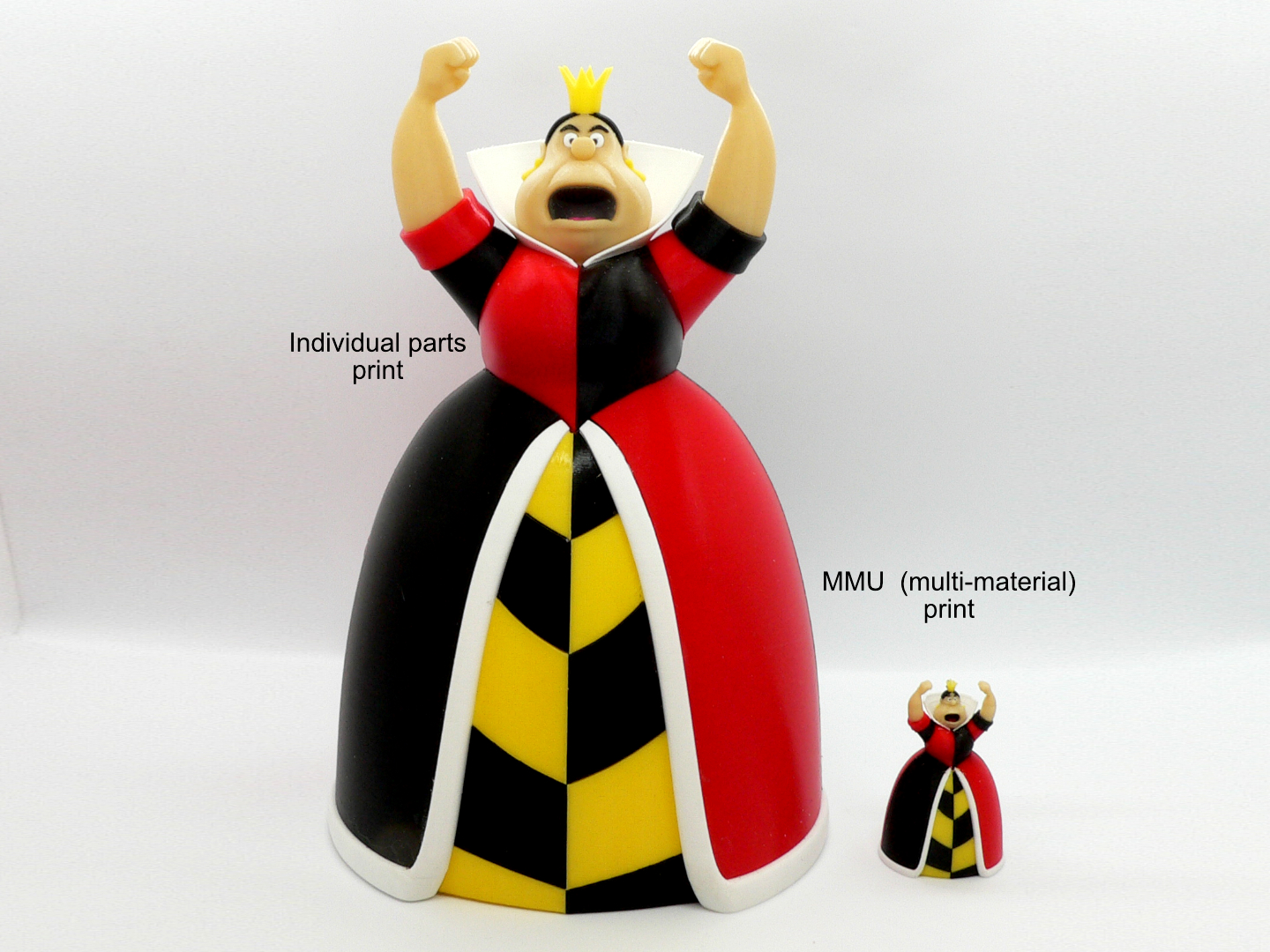 queen of hearts - mmu by reddadsteve toys & games characters cartoon wonderland 3D print model - Mito3D