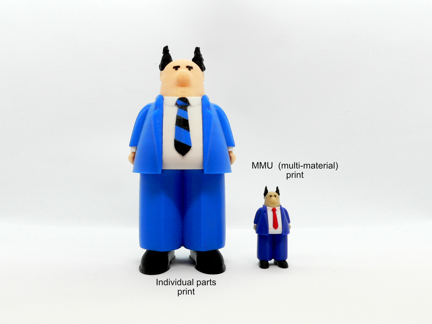 sivri saçlı patron mmu by reddadsteve oyuncaklar oyunlar karakterler çizgi roman dilbert 3D print model - Mito3D