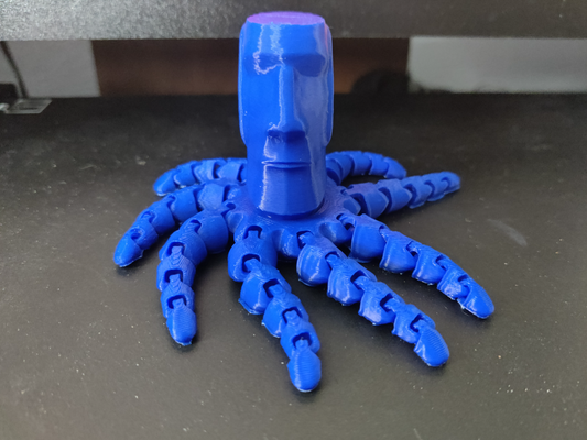 articulated octodumdum by uncle joeys creations household office articulatedfigure print in place 3d print model - Mito3D