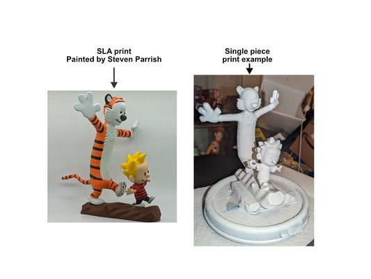 calvin hobbes pedaço by reddadsteve brinquedos jogos personagens histórias quadrinhos 3d print model - Mito3D