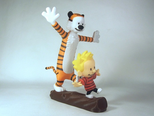 calvin hobbes by reddadsteve brinquedos jogos personagens histórias quadrinhos 3d print model - Mito3D