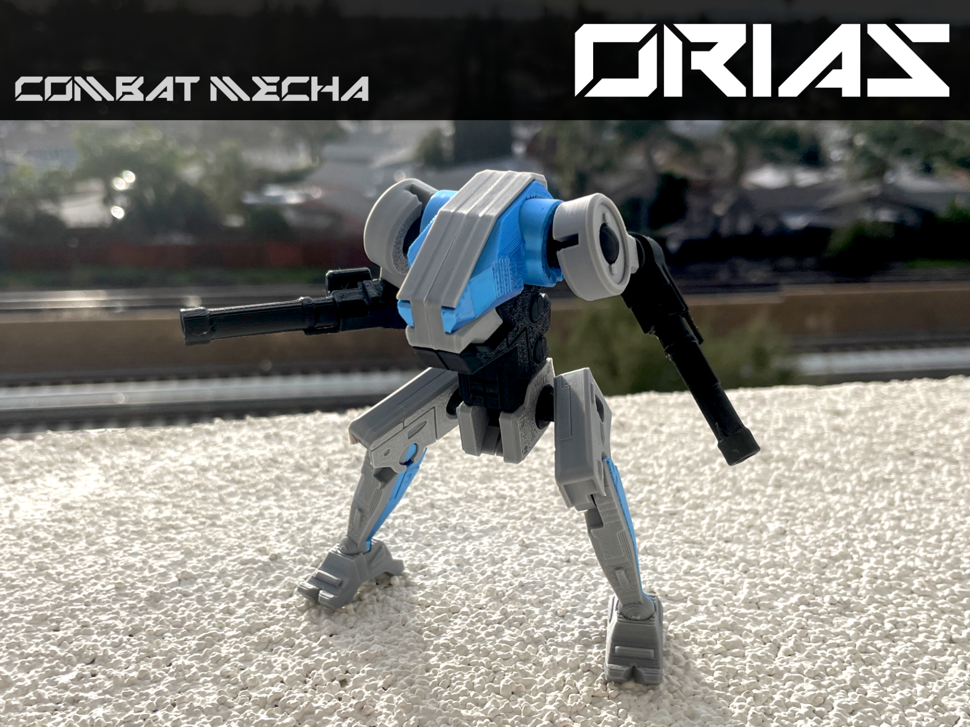 orias - combat mecha by kit crafters toys & games characters mech robot demon figurine figure model 3D print model - Mito3D