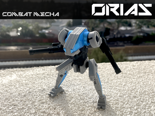 orias combat mecha by trousse artisans jouets jeux personnages mech robot démon figurine figure modèle 3d print model - Mito3D