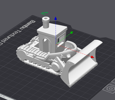 tractor banquillo by mr patata mangas 3d impresora prueba modelos 3d print model - Mito3D