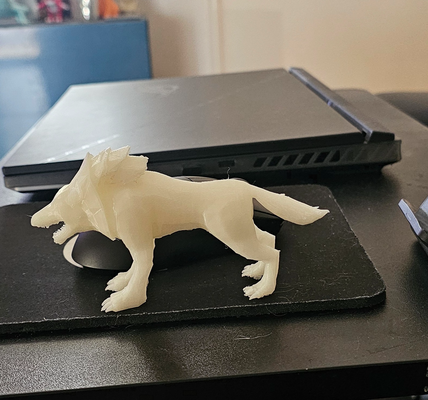 lobo by beamr39 miniaturas animales criatura explorar perro infierno arte animal 3d print model - Mito3D