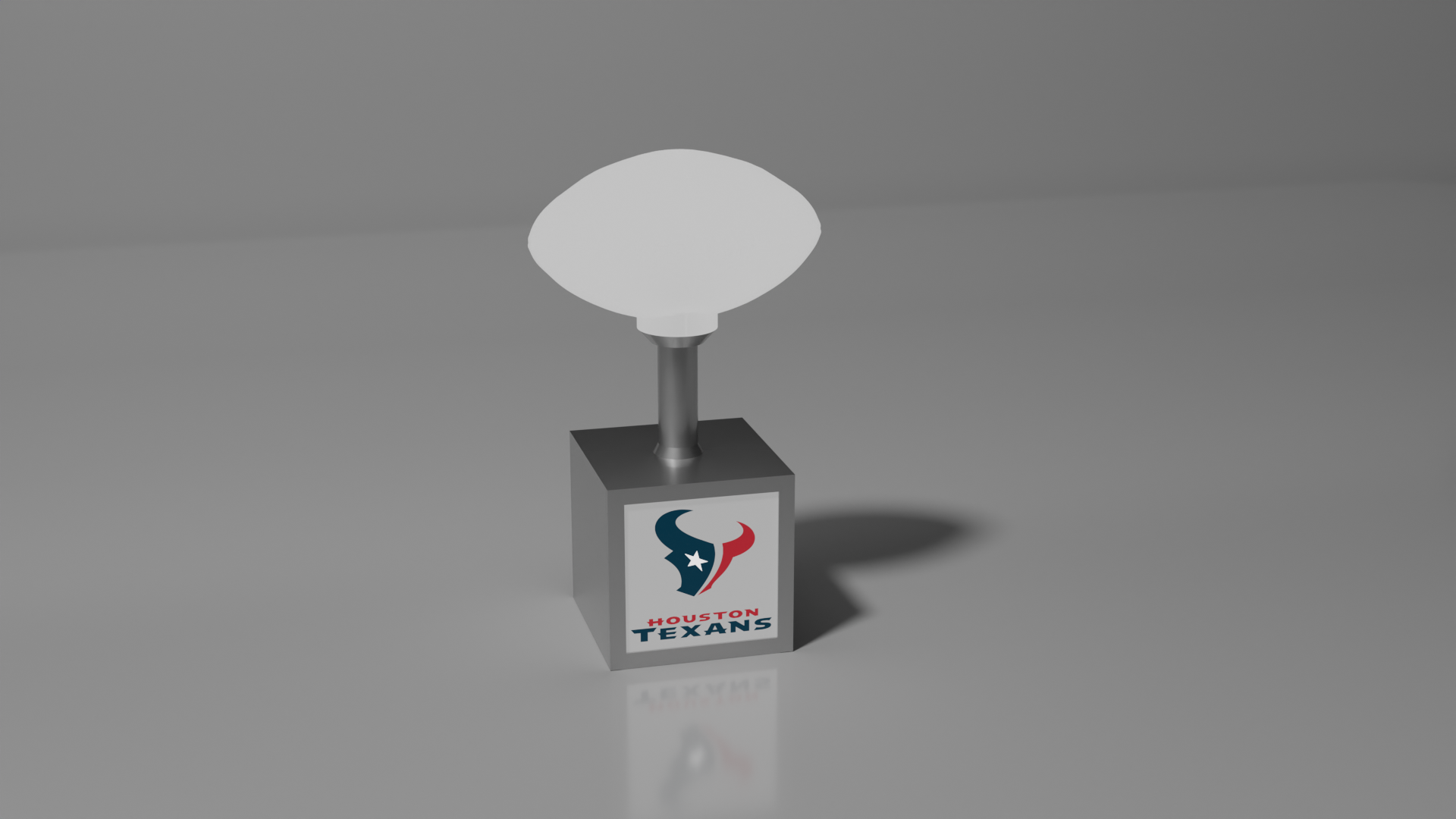 houston texans logo licht box by miker73 haushalt dekor fußball leuchtkasten lampe 3D print model - Mito3D