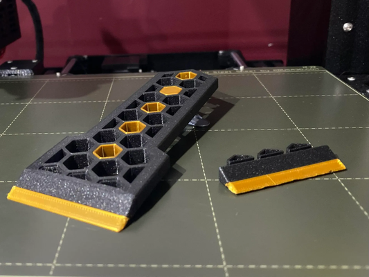 altıgen kazıyıcı baskılı bıçak ağzı takas mod paylaşılan by kilton 3d yazıcı aksesuarlar mıknatıs değiştirilebilir yatak spatula altıgenler 3d print model - Mito3D