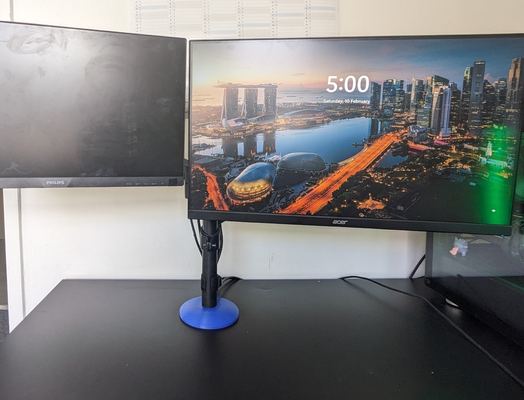 upgraded monitor stand clamp by karma651 hobby & diy accessory arm support mount desktop upgrade ikea mod table 3d print model - Mito3D