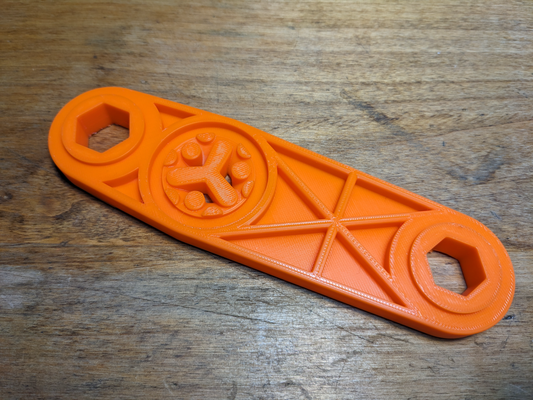 áspero supressor boné chave inglesa by garfos quebrados passatempo faça esporte ar livre 3d print model - Mito3D