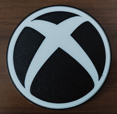 xbox sottobicchiere by creazionipersonalizzate arte 2d tè bevanda caffè birra 3d print model - Mito3D