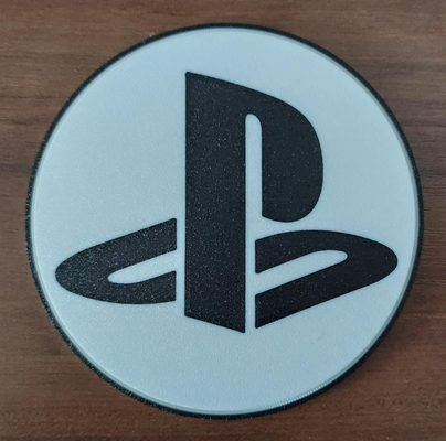 playstation coaster by customcreations art 2d psp beer drink tea coffee game gamepad 3d print model - Mito3D