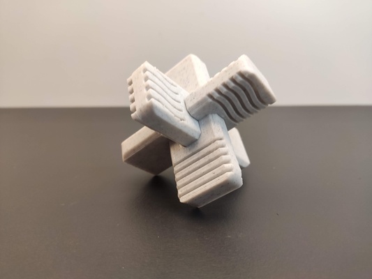 elemento pedras cruz entrada enigma by sevro brinquedos jogos quebra cabeças 3d print model - Mito3D