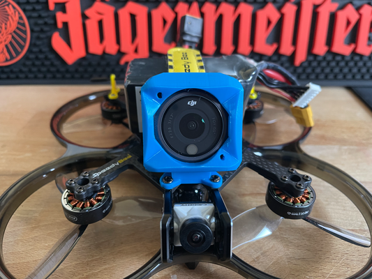 speedybee bee35 dji action 2 mount 25 remixed by svnjcby hobby & diy rc tpu a95 whoop 3d print model - Mito3D