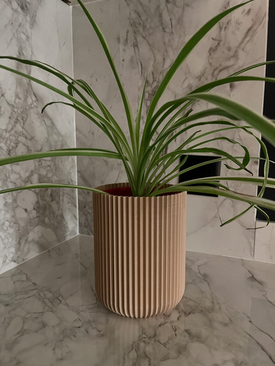 decorative pot by swiss3d generative 3d model my vase art flower arranging container plant 3d print model - Mito3D