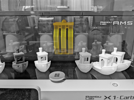 sílica caixa bambu laboratório ams dobrou contato remixado by casaco 3d impressora partes seca recipientes secador gel secagem recipiente sílicagel bambulab 3d print model - Mito3D