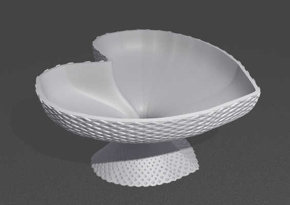 sch ne ciotola cuore mit adunata by acemoon0803 domestico arredamento 3d print model - Mito3D