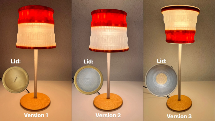 transformator lampe by 3d go haushalt dekor licht zubehörteil kunst laterne led nachtlampe wettbewerb zubehör haus hausdekor dekoration design facettenreich multi ambient lighting umgebungs zuhause schreibtisch möbel deckel versionen elegant klassisch 3d print model - Mito3D