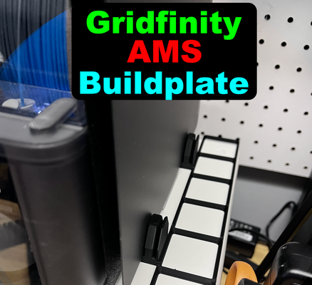 gridfinity baseplate ams holder remixed by zane12 tools organizers organiser organizer 3d print model - Mito3D
