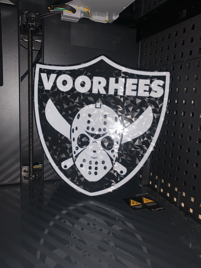 voorhees conduziu caixa luz by gare sb arte sinais logotipos jason feira 13 3d print model - Mito3D