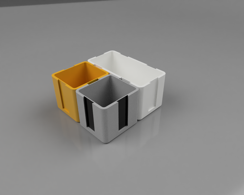 universel modulaire plateau organisateur by propriété 3d outils organisateurs paramétrique bambulab connecteur 3d print model - Mito3D