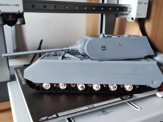 panzerkampfwagen viii maus tanque by escabeche miniaturas alemán wot pzkpfw pzkpfw8 pesado super 3d print model - Mito3D