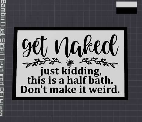 bath humor sign by wizard7741 art signs & logos 3d print model - Mito3D