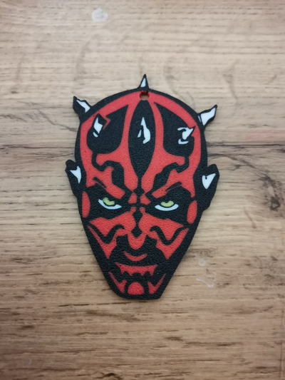 mehrfarbig darth maul schlüsselbund by bt3d drucken kunst münze abzeichen star kriege 3d print model - Mito3D