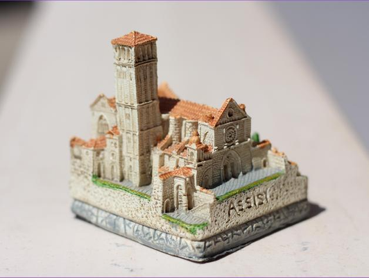 bazilika di san francesco in assisi by marino andriani minyatürler mimari modelleme din i̇talya anıt kilise tarih 3d print model - Mito3D