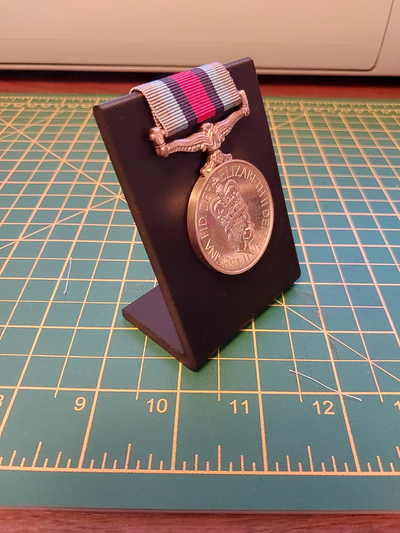 medalha ficar pé by deslizamento jimmy arte moeda distintivos cabide exibição 3d print model - Mito3D