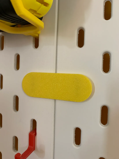 ikea skadis bretter linker by pzi 3d werkzeuge veranstalter links mauer zuhause haus zubehör zubehörteil garage montieren 3d print model - Mito3D