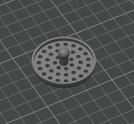 sink strainer 44mm by maries kreativstube household house models kitchen accessory 3d print model - Mito3D