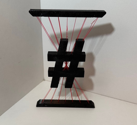 suspendiert zeichen schwebende symbole by ch682 kunst logos symbol 3d print model - Mito3D