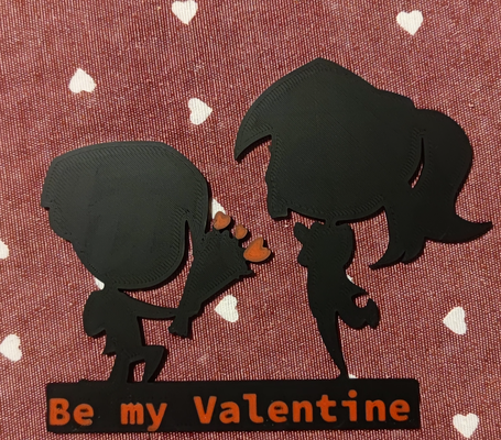 be my valentine by marcozovo art signs & logos love kids heart 3d print model - Mito3D