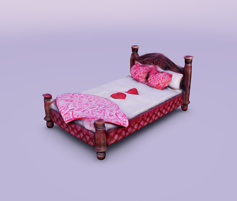 namorados amar cama by 3dprintnow arte esculturas 3d print model - Mito3D