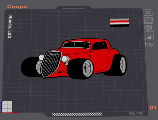 ford coupe frisiertes auto by wizard7741 kunst zeichen logos 3d print model - Mito3D