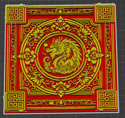 chinese dragon picture by printito household decor culture chinesenewyear decoration home house 3d print model - Mito3D