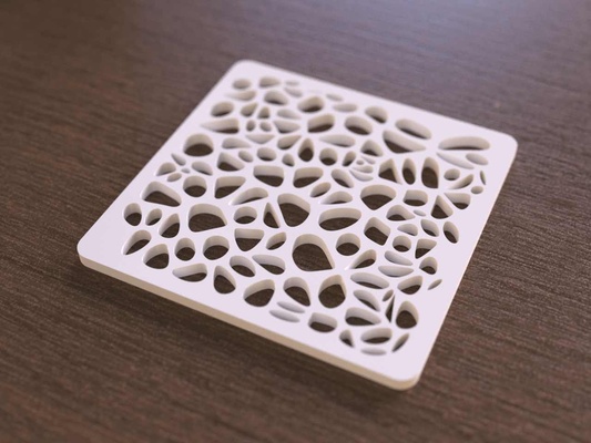 voronoi getränk untersetzer by spitze mischen haushalt haus modelle getränkeuntersetzer 3d print model - Mito3D